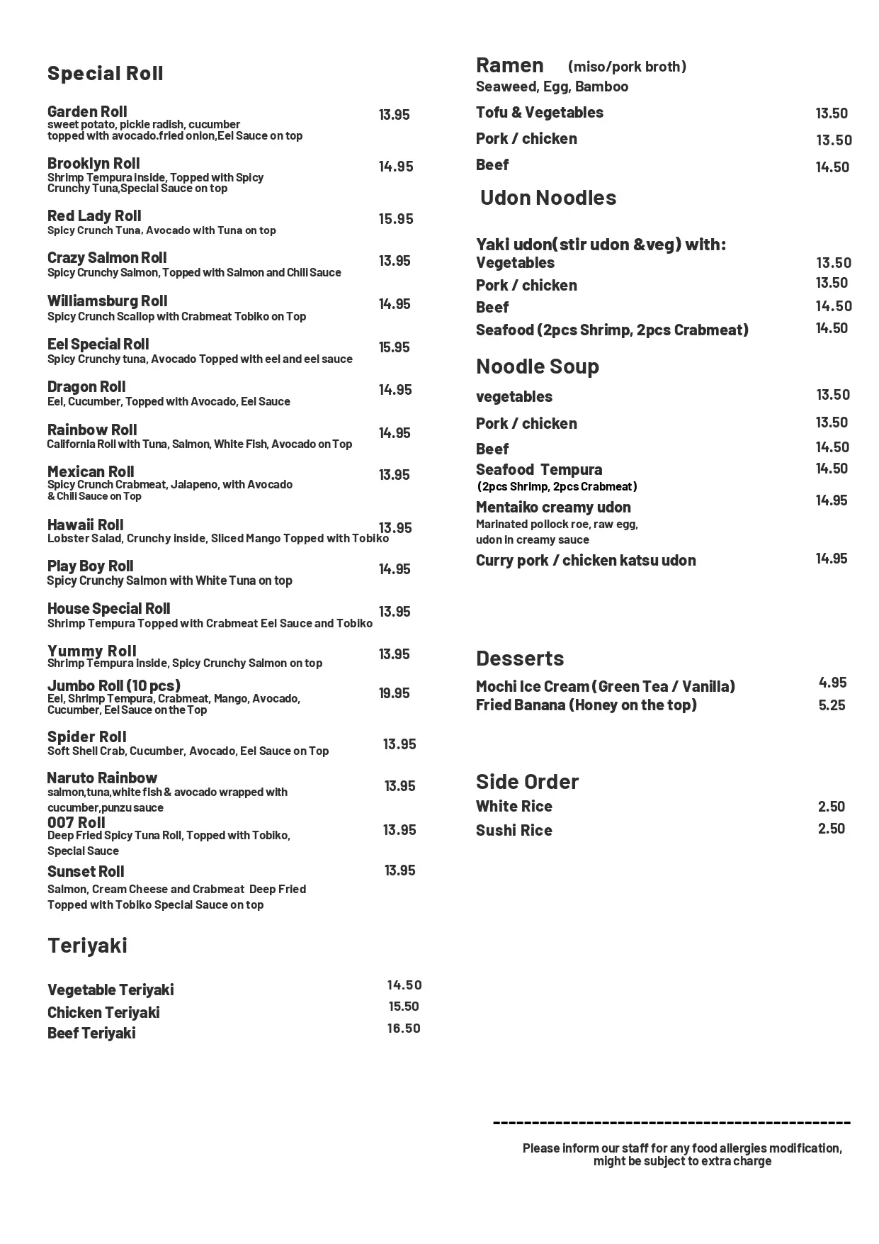 Sushi & Noodles-Japanese-Restaurant-menu-page1-Brooklyn
